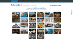 Desktop Screenshot of budapestcards.com