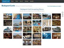 Tablet Screenshot of budapestcards.com
